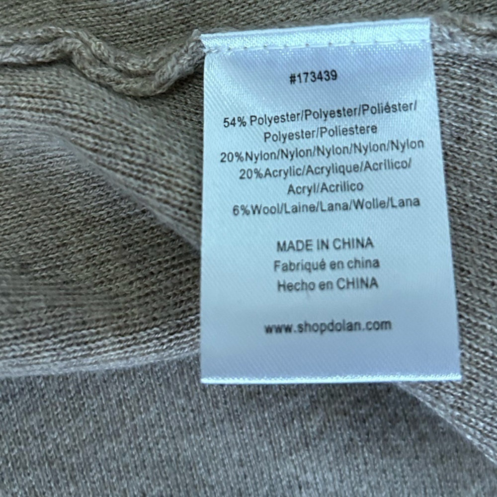 $148 Anthropologie Dolan Blanche Sweater MIDI asymmetrical skirt beige size XS - Picture 14 of 14